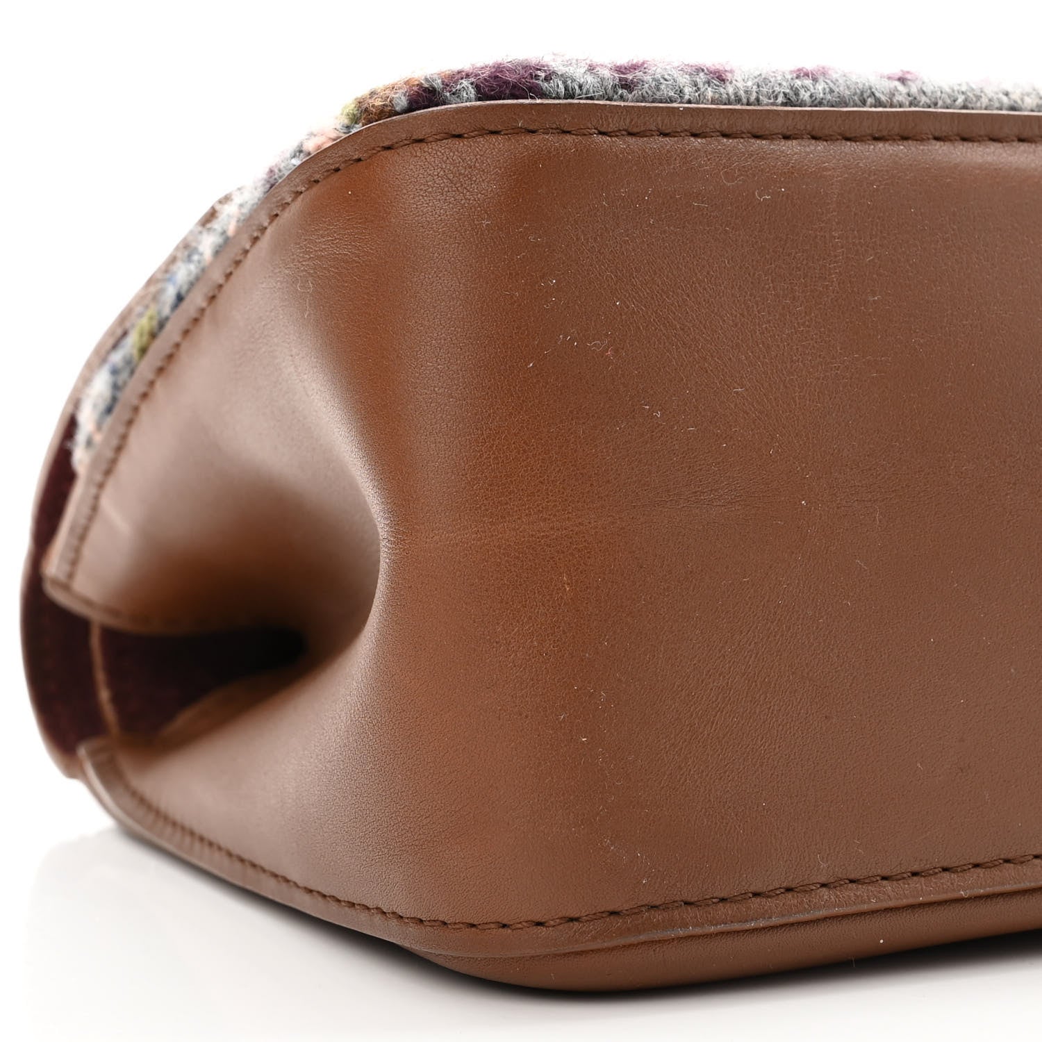 Chanel Smooth Calfskin Knit Nude 2.55 Reissue 226 Flap Brown 9 of 10