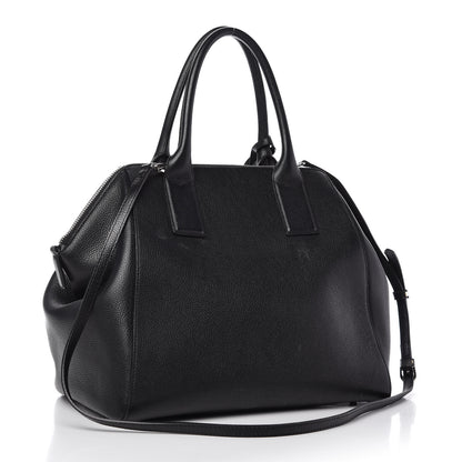 Marc Jacobs Textured Calfskin Large Incognito Satchel Black 3 of 9