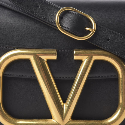 Valentino Garavani Smooth Calfskin Supervee Shoulder Bag Black 9 of 9