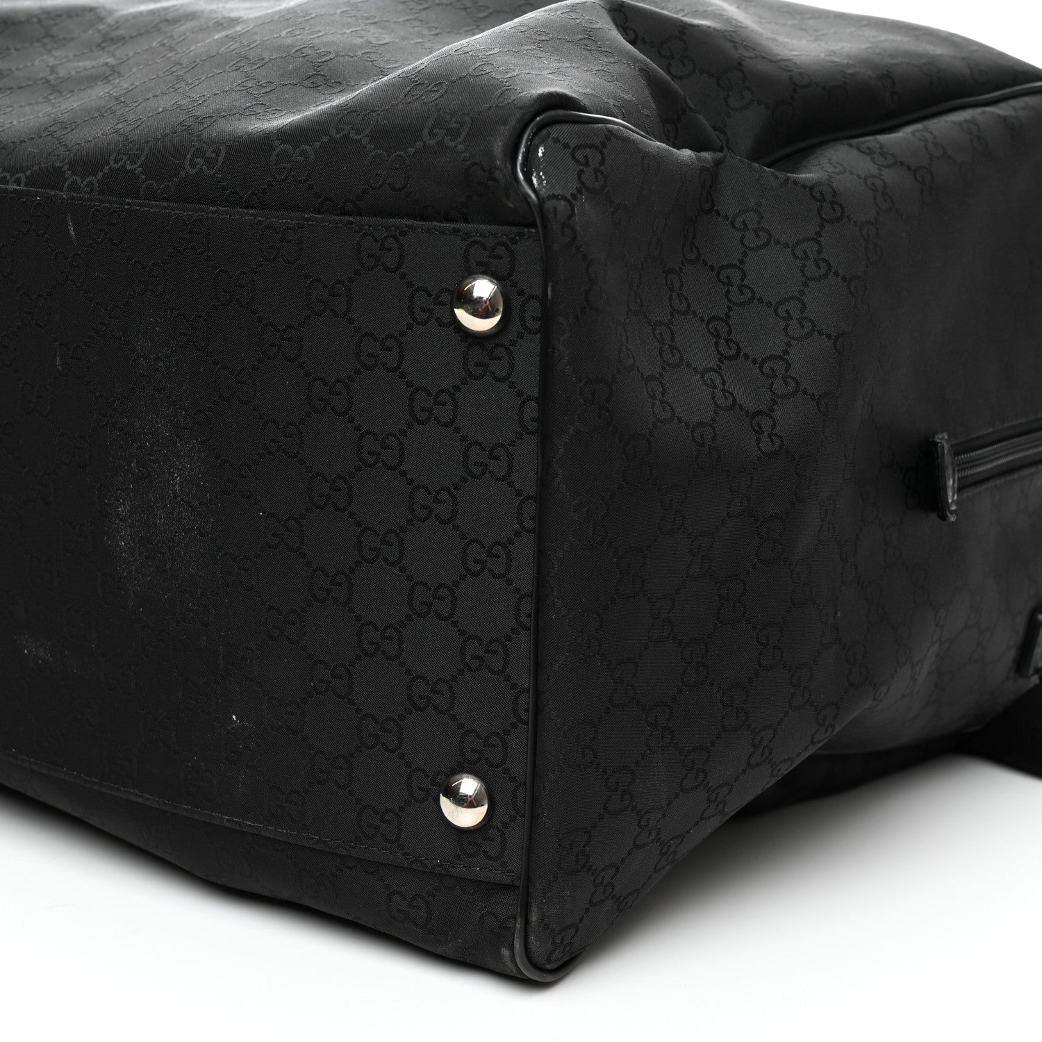 Gucci Denim Monogram Large Duffle Black 11 of 11
