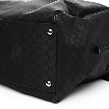 Gucci Denim Monogram Large Duffle Black 11 of 11