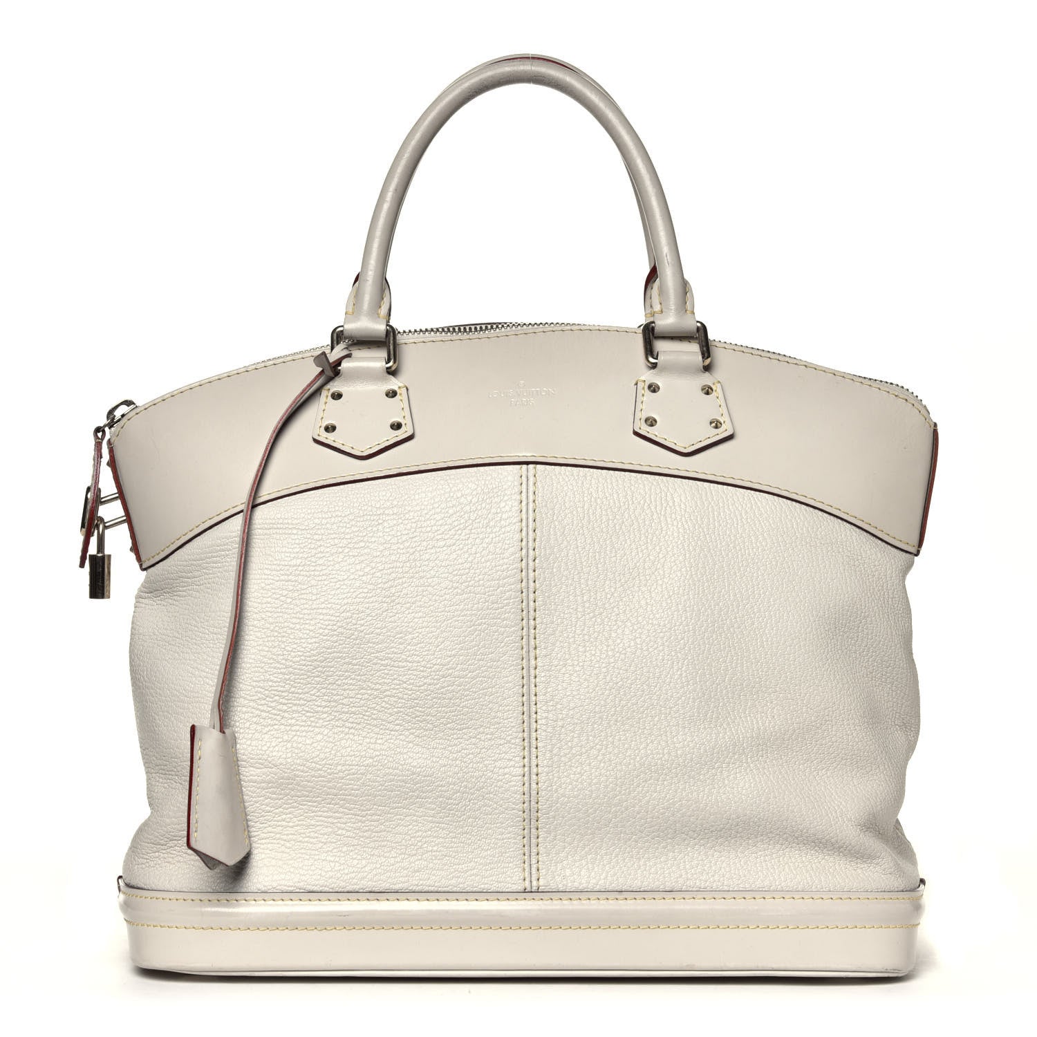 Louis Vuitton Suhali Lockit MM White 2 of 23