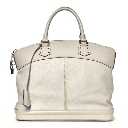 Louis Vuitton Suhali Lockit MM White 2 of 23