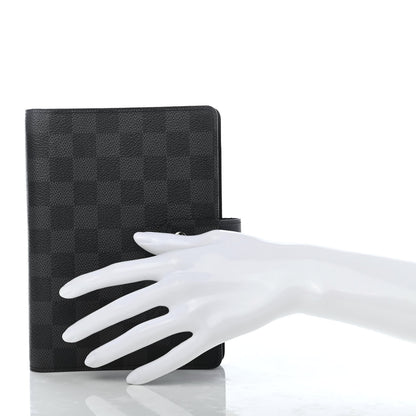 Louis Vuitton Damier Graphite Medium Ring Agenda Cover 2 of 7