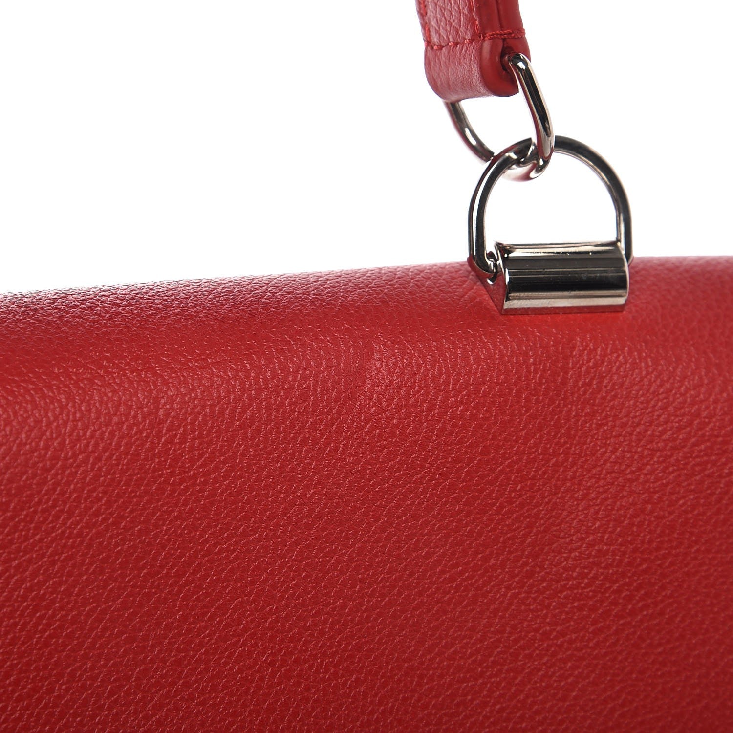 Louis Vuitton Soft Calfskin Lockme II Top Handle Rubis 8 of 10