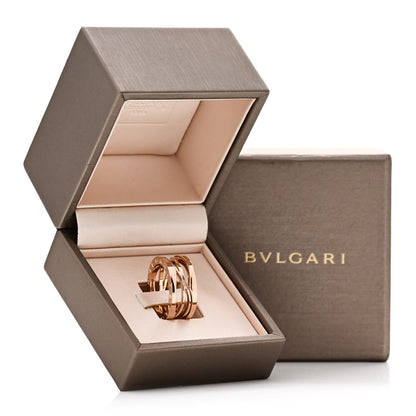 Bulgari 18K Rose Gold B.Zero1 Legend Three-Band Ring 53 6.25 6 of 6