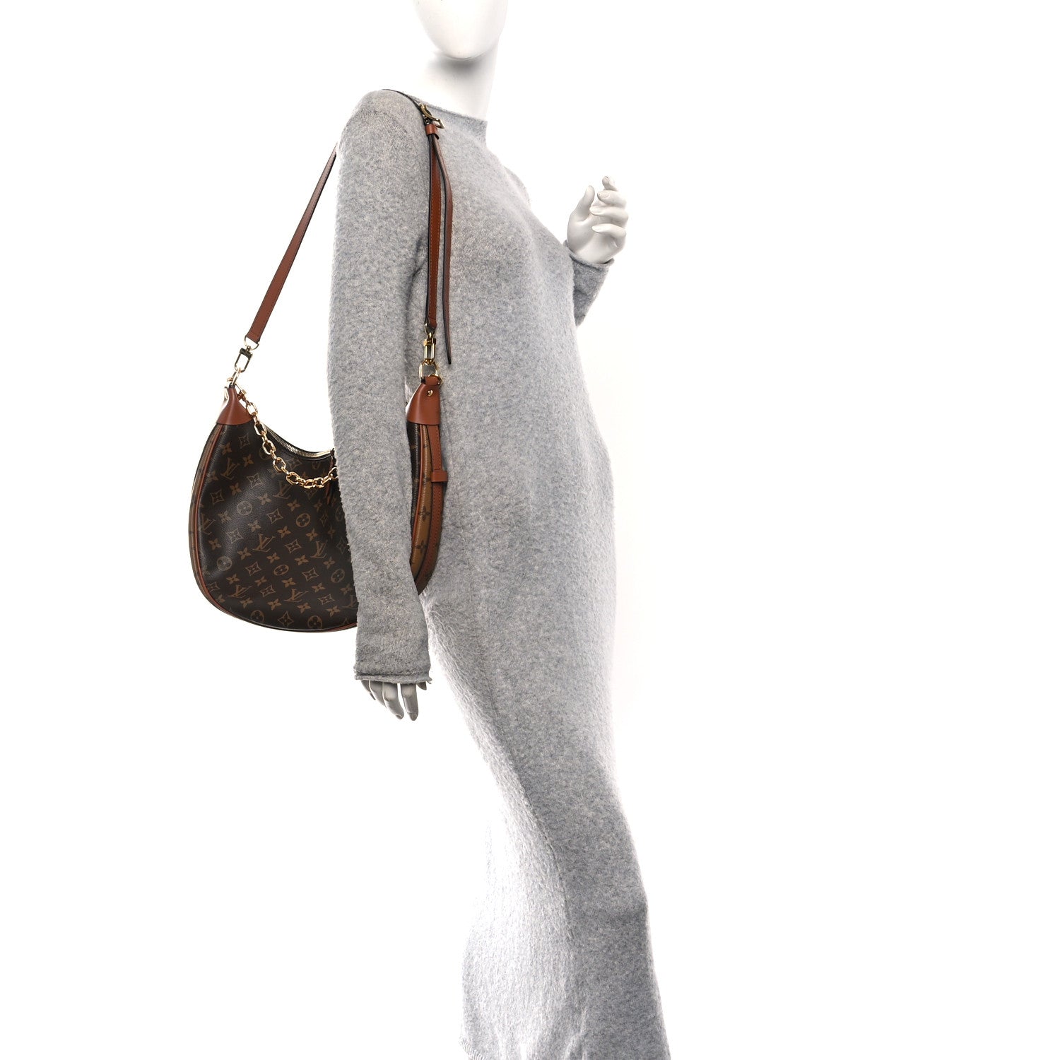 Louis Vuitton Reverse Monogram Loop Hobo 2 of 9