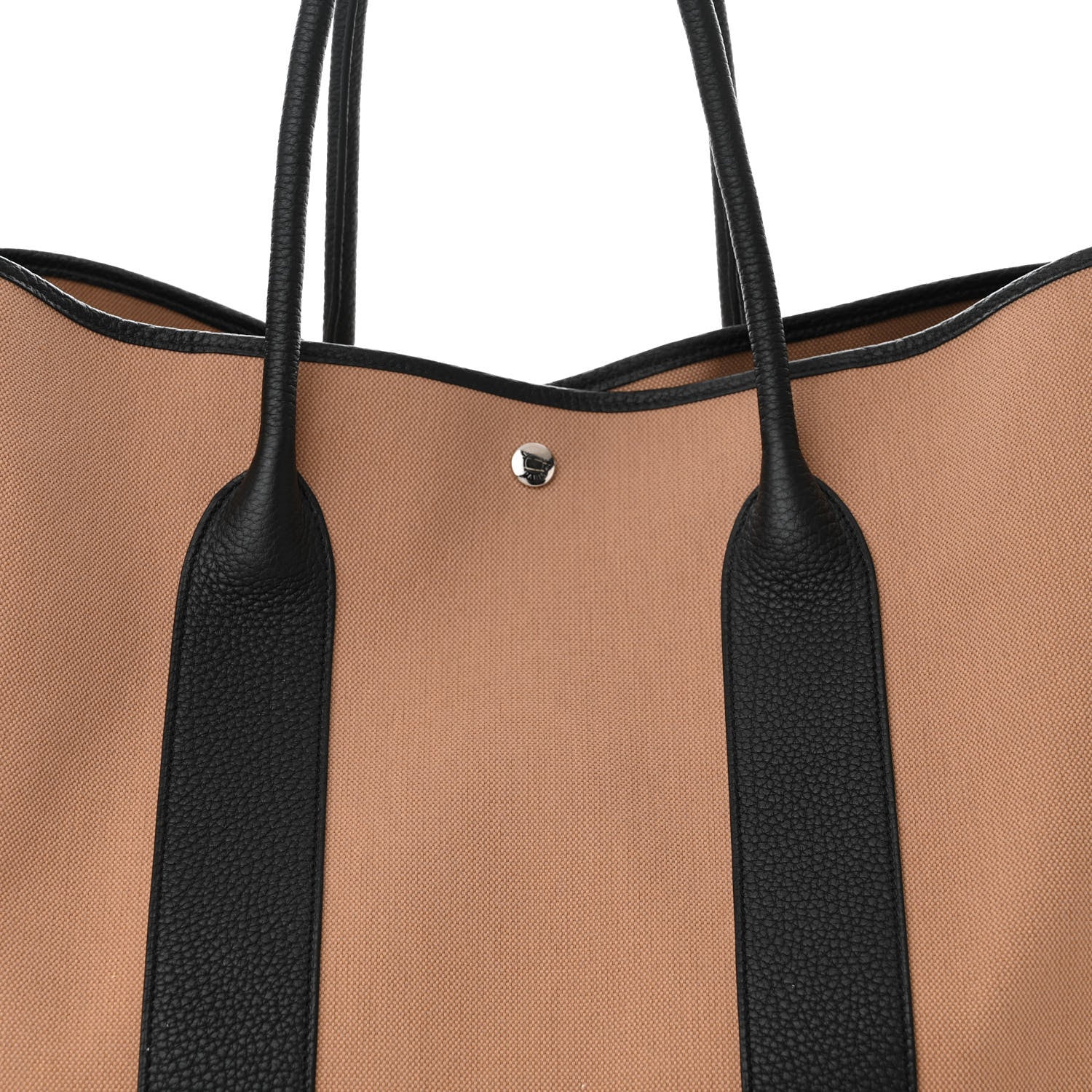 Hermes Toile Militaire Negonda Garden Party 49 GM Chai Black 8 of 12