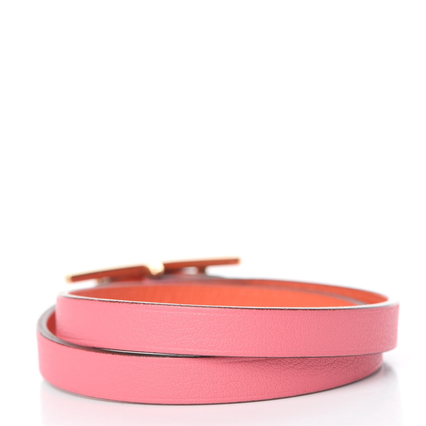 Swift Behapi Double Tour Reversible Bracelet XS Rose Lipstick Orange Poppy