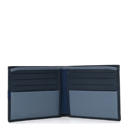 Gucci Microguccissima Bi-Fold Wallet Navy Blue 4 of 4