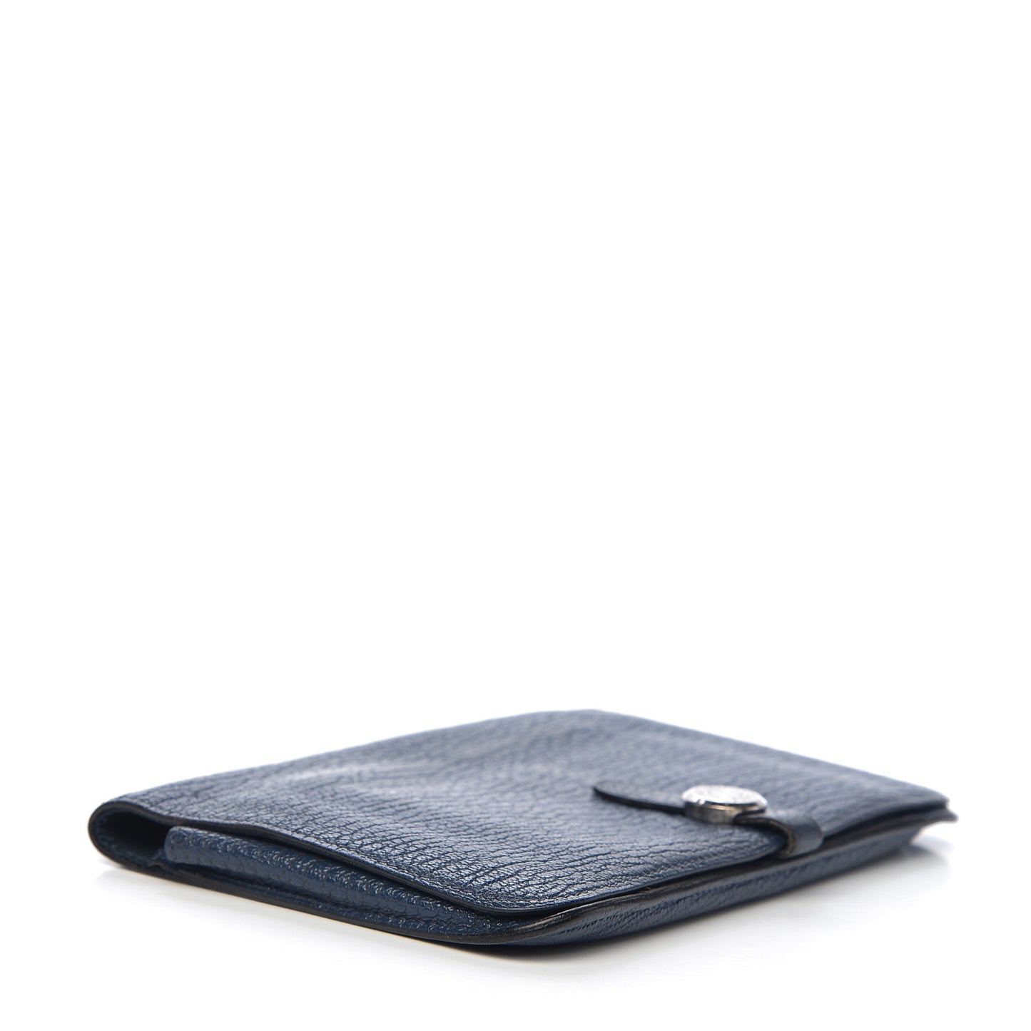 Chevre Mysore Dogon Duo Wallet Bleu De Prusse