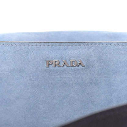 Prada Glace Calf Large Soft Cahier Bag Black Astrale 8 of 11