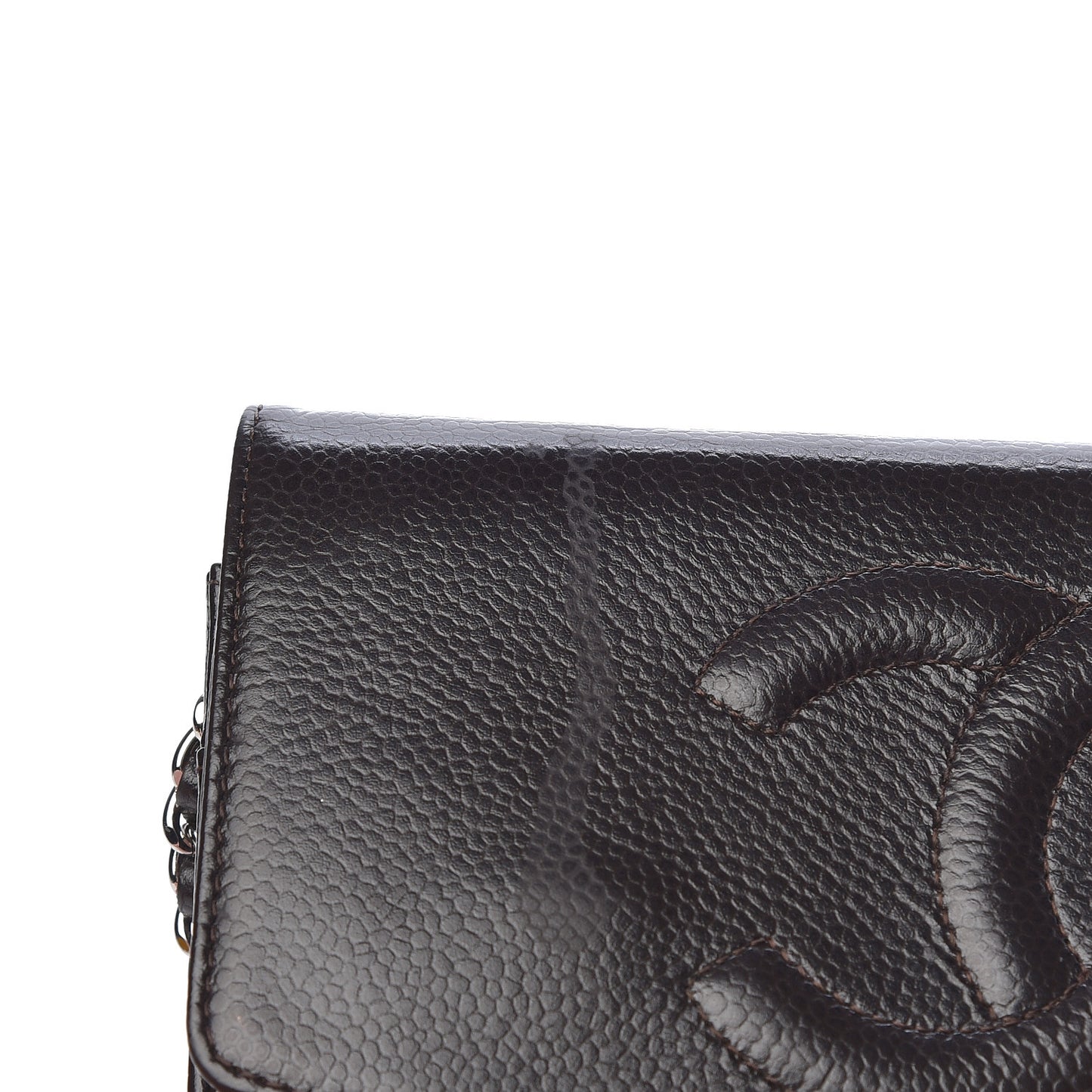 Caviar Timeless CC Wallet On Chain WOC Dark Brown