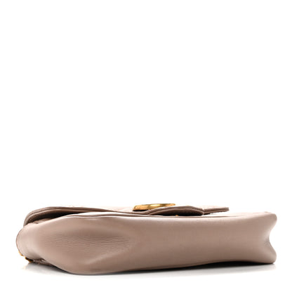 Gucci Calfskin Matelasse Super Mini GG Marmont Shoulder Bag Porcelain Rose 4 of 13