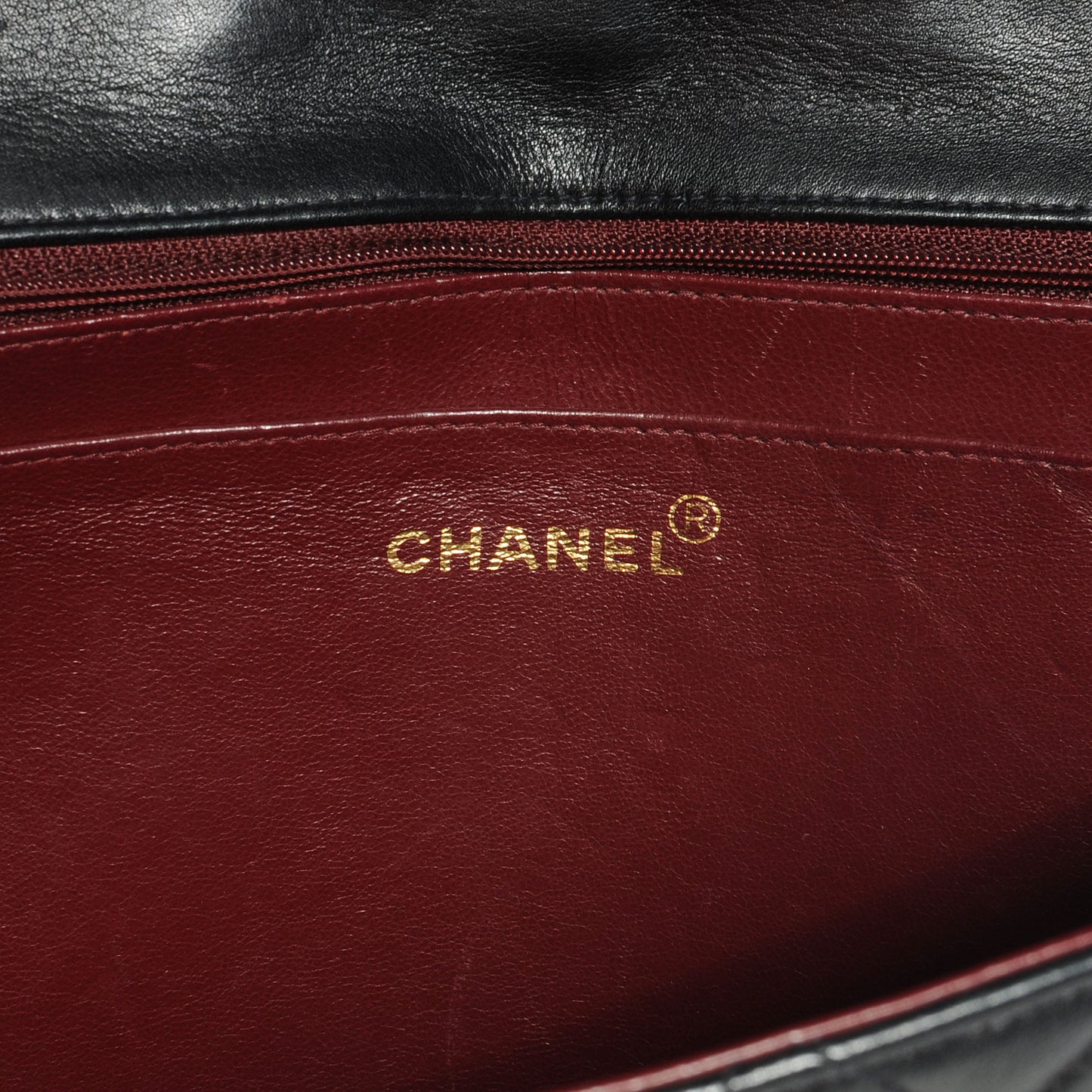 Lambskin XL Jumbo Flap Black