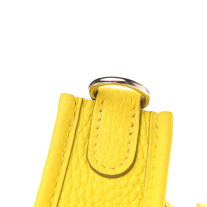 Hermes Taurillon Clemence Evelyne TPM Lime 12 of 14