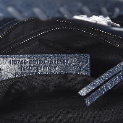 Balenciaga Agneau Classic Silver Hardware City Bleu Obscur 10 of 10