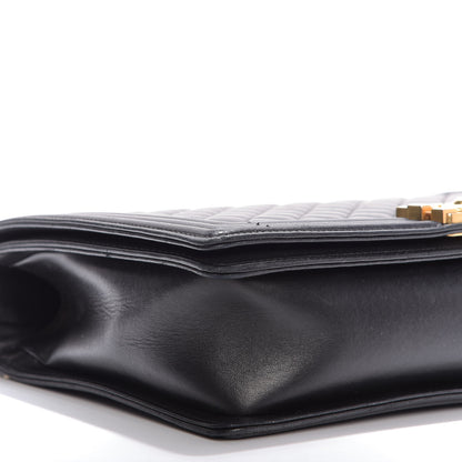 Chanel Lambskin Quilted Large Boy Flap Black 7 of 10
