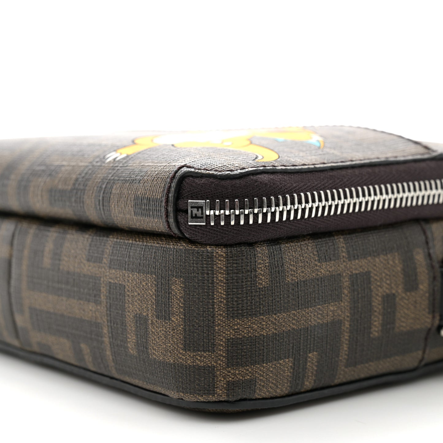 X FRGMT X POKEMON Glazed Fabric FF Pokemon Print Camera Case Tobacco Moro Giallo