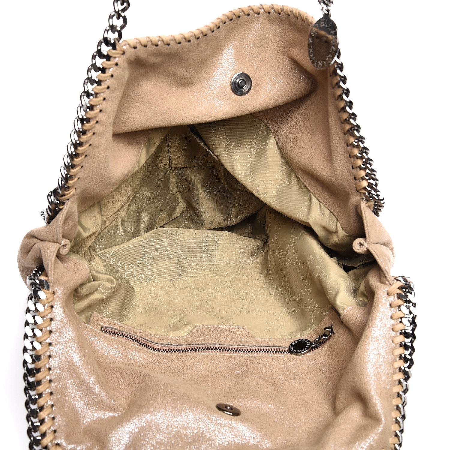 Stella McCartney Shaggy Deer Big Falabella Tote Taupe 5 of 8