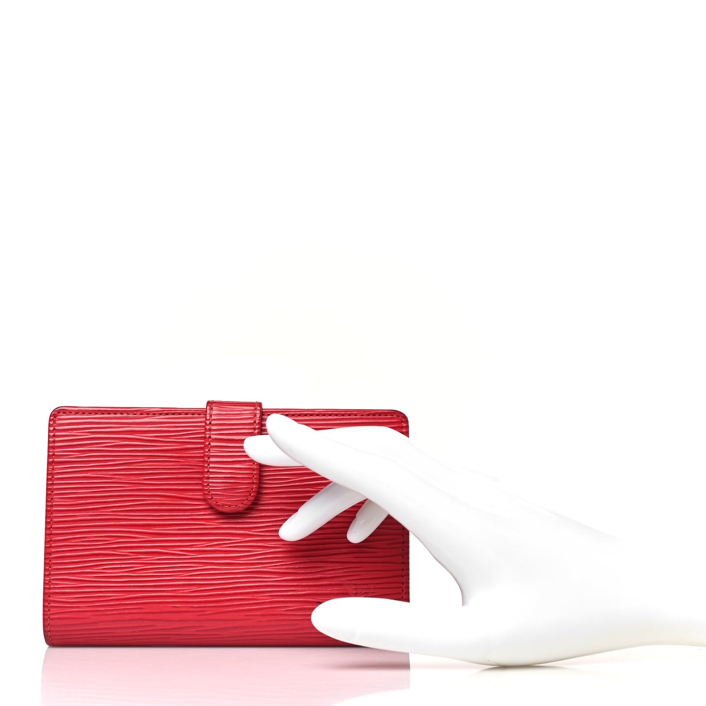Epi French Purse Wallet Castillan Red