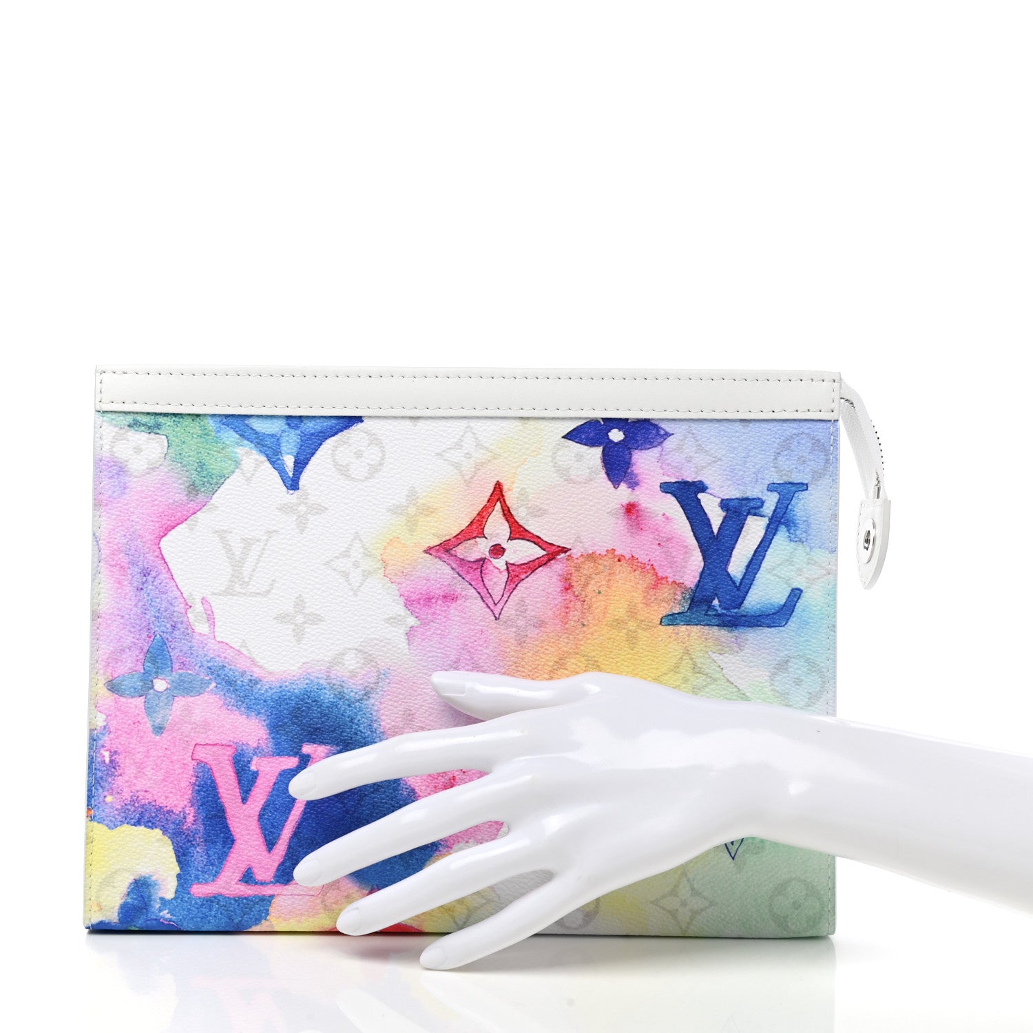 Louis Vuitton Monogram Watercolor Pochette Voyage MM Multicolor 2 of 8