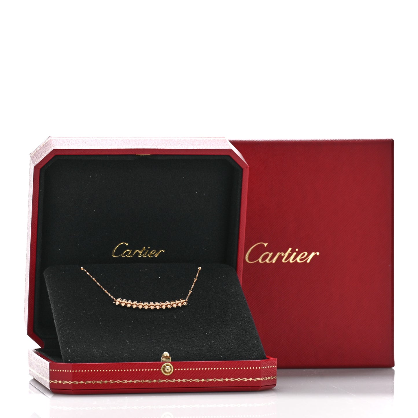 18K Pink Gold Small Clash de Cartier Necklace