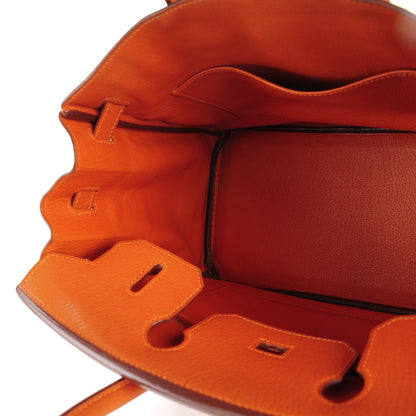Hermes Chevre de Coromandel Birkin 30 Potiron 21 of 28