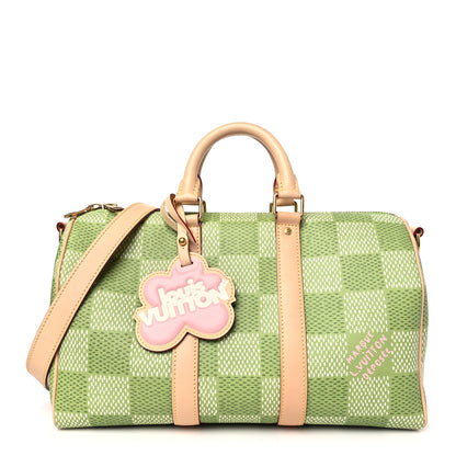 Louis Vuitton Damier Golf Keepall Bandouliere 35 Green 1 of 8