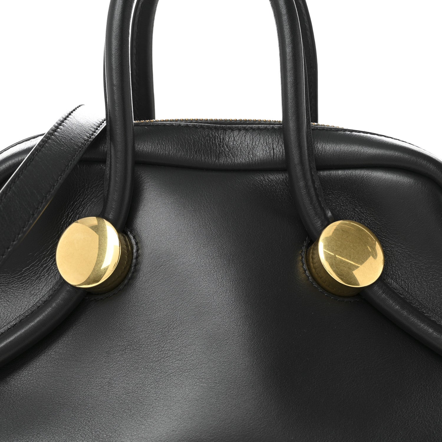 Proenza Schouler Calfskin Pipe Bowler Black 7 of 9