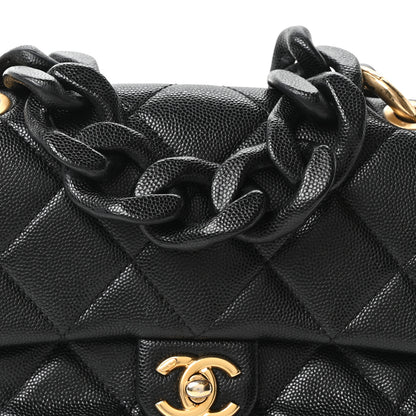 Chanel Caviar Quilted Funky Match Mini Flap Black 8 of 10