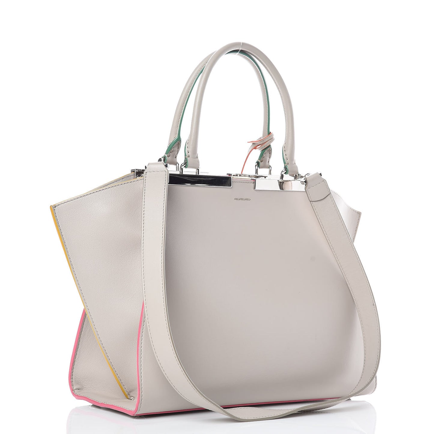 Vitello Dolce Petite 3Jours Tote Grigio Polvere
