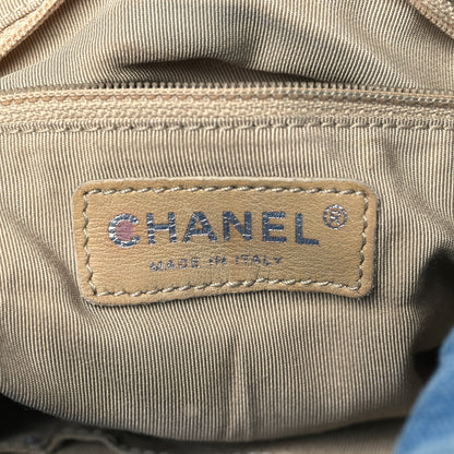 Chanel Denim Quilted Chain Hobo Light Blue 6 of 10