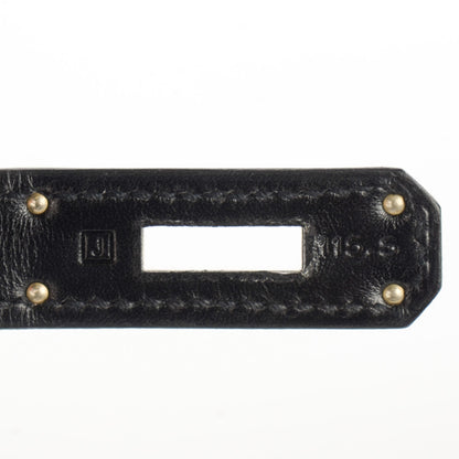 Hermes Box Toile Lakis Kelly 32 Black 11 of 19