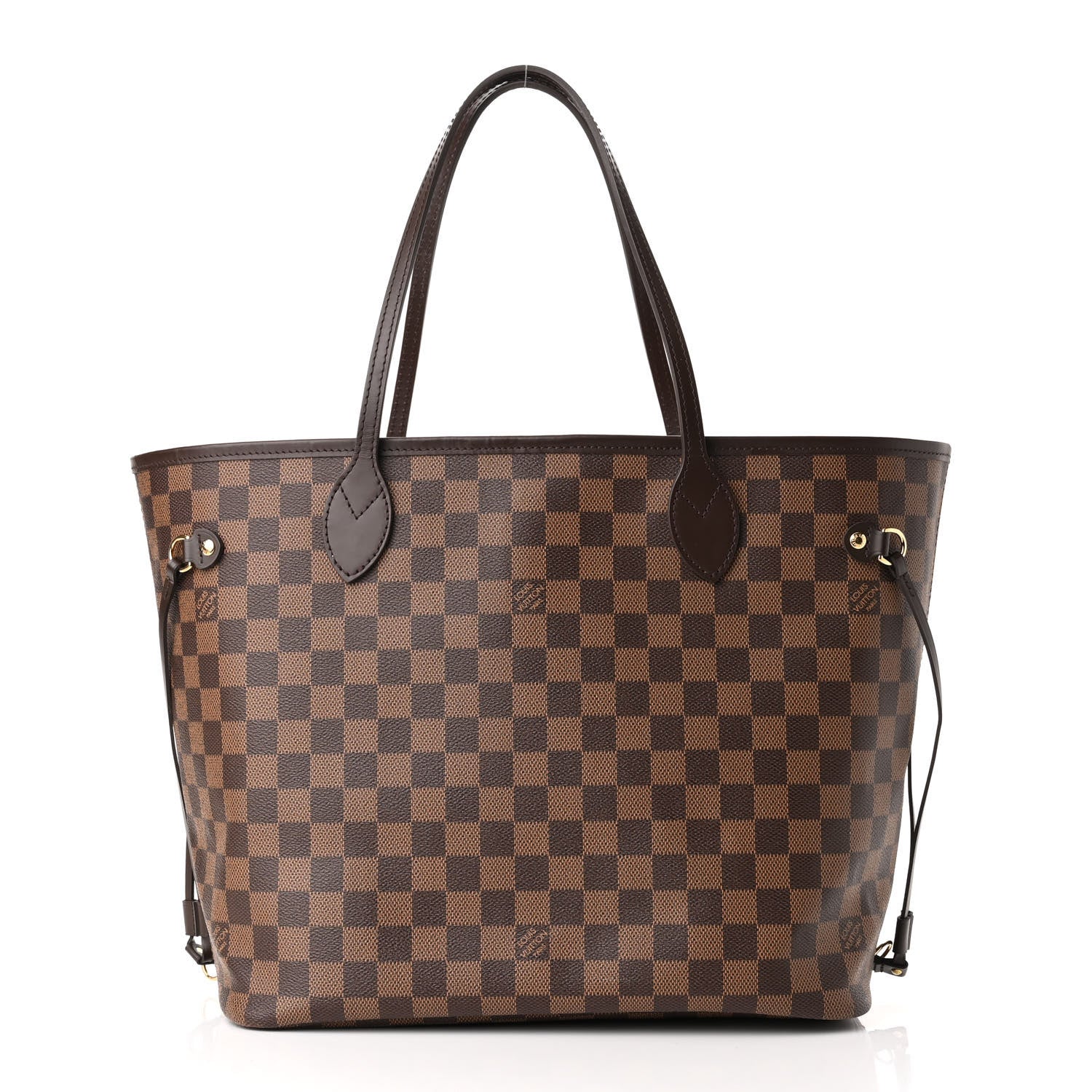 Louis Vuitton Damier Ebene Neo Neverfull MM Rose Ballerine 3 of 10