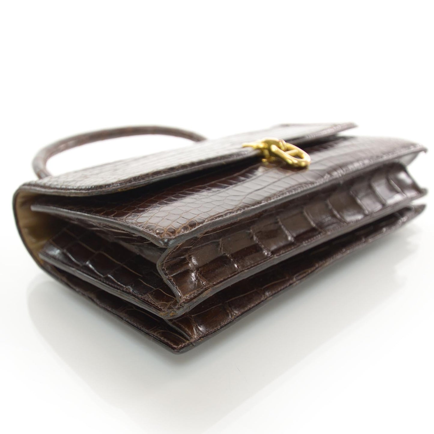 Porosus Crocodile Chaine d'Ancre Bag