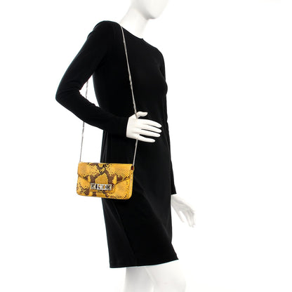 Proenza Schouler Python PS11 Chain Wallet Yellow 2 of 7