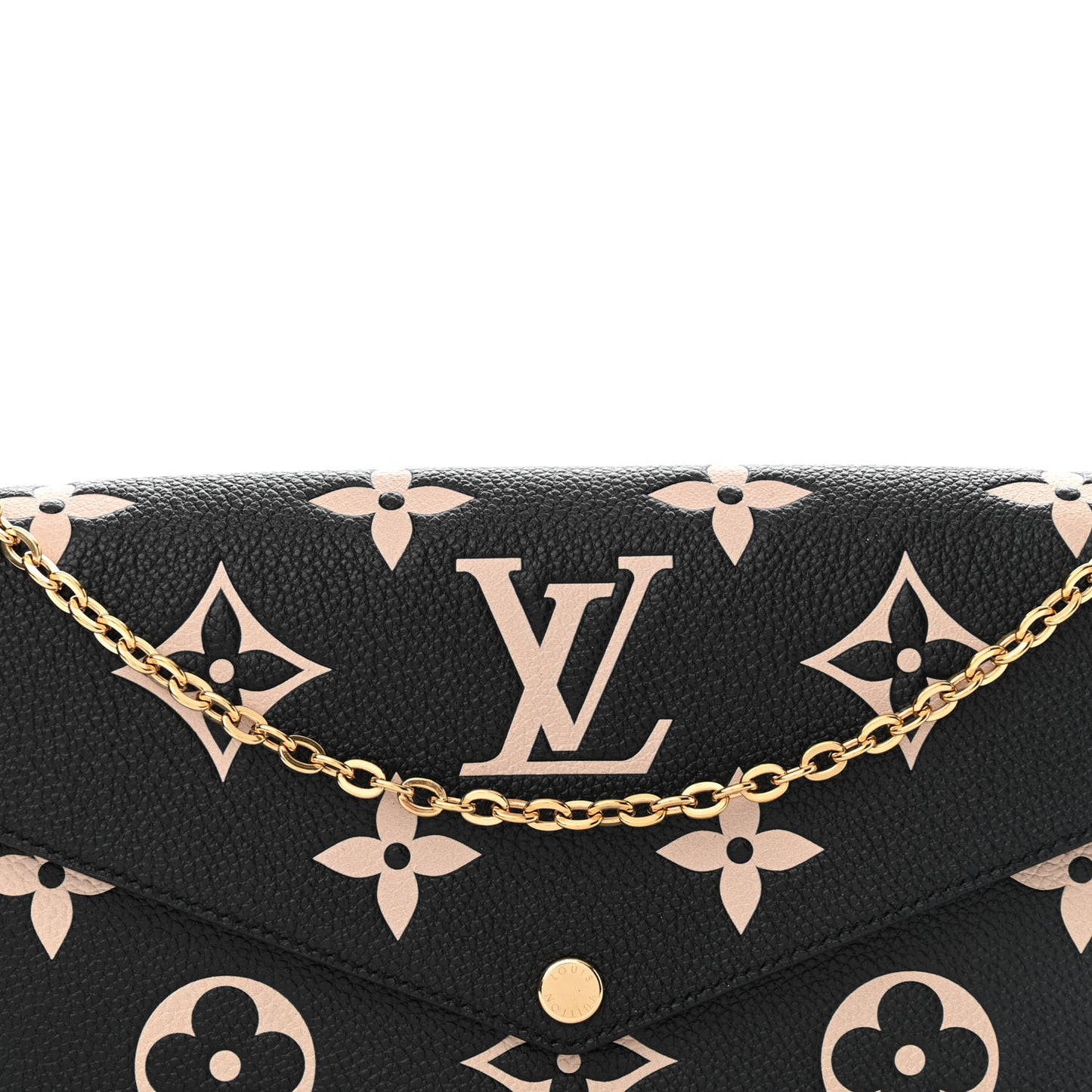 Empreinte Monogram Giant Felicie Pochette Black Beige