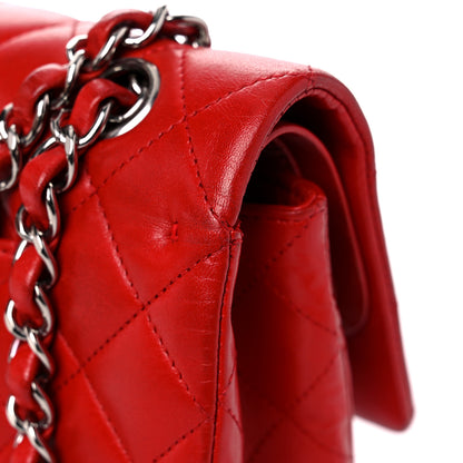 Chanel Lambskin Quilted Medium Double Flap Red 25 of 25