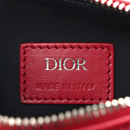 Christian Dior Galaxy Calfskin Oblique World Tour Saddle Belt Bag Red 6 of 8