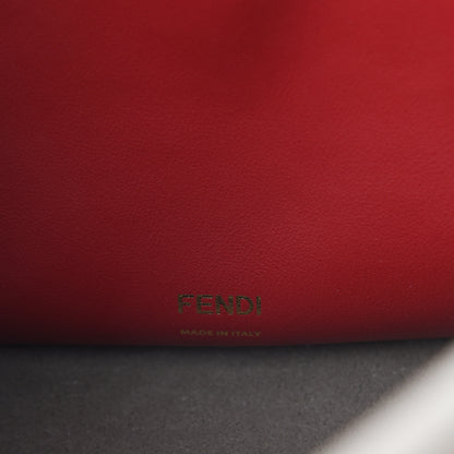 Fendi Vitello Grace FF 1974 Small Flip Tote Fragola Sepia 5 of 8