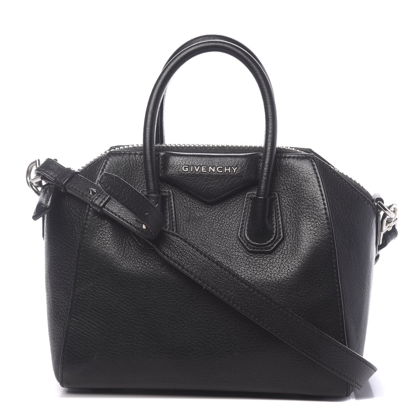 Sugar Goatskin Mini Antigona Black