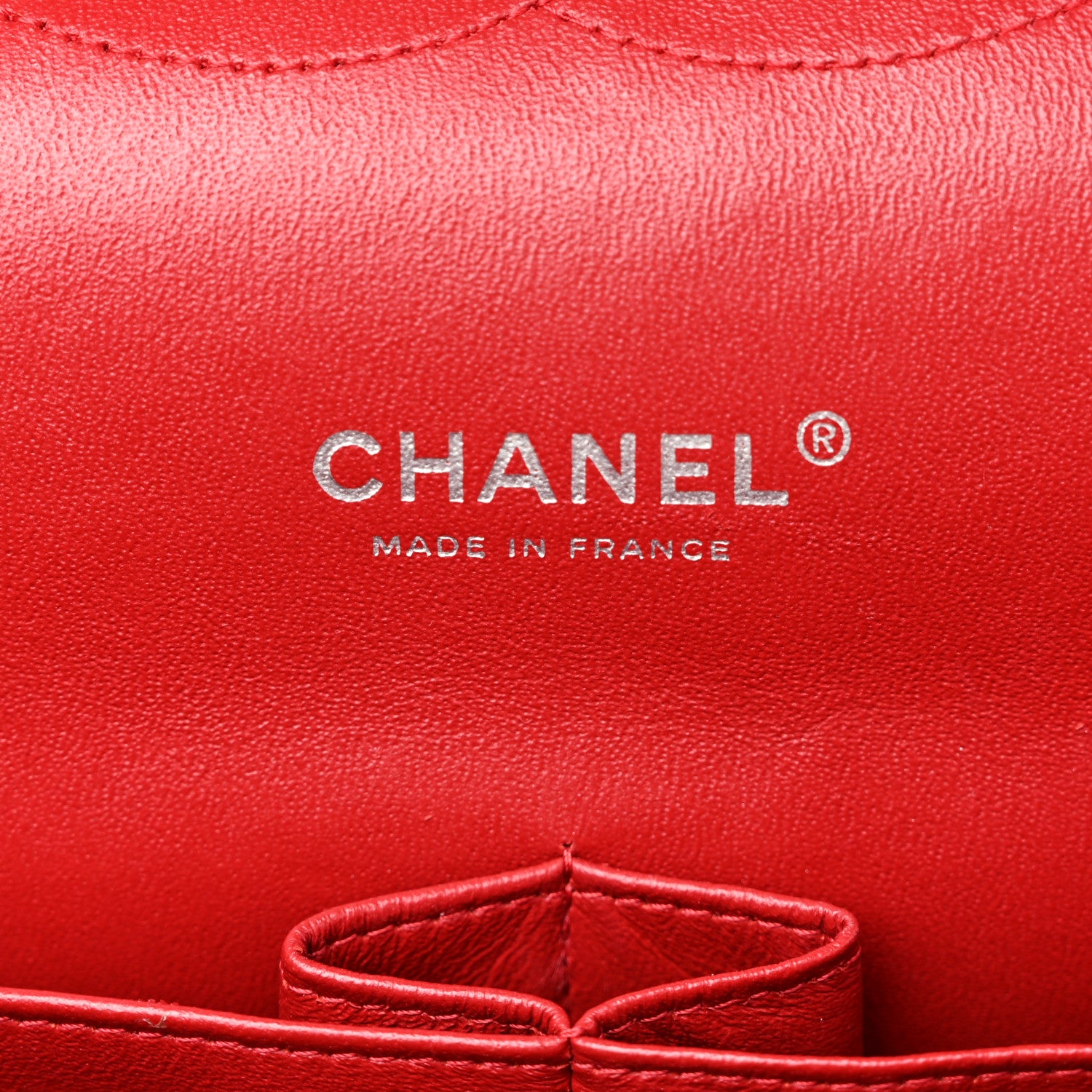 Chanel Patent Quilted Maxi Double Flap Red 6 of 11