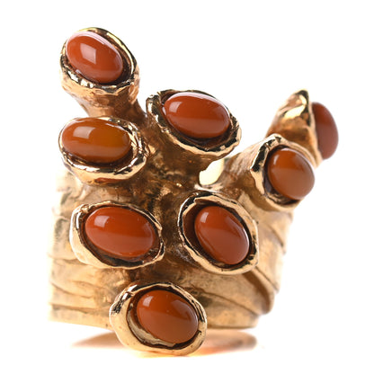 Saint Laurent Arty Dots Ring 5 Gold 1 of 4