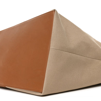 Saint Laurent Canvas Calfskin Y Tote Desert Dust Brick 10 of 10