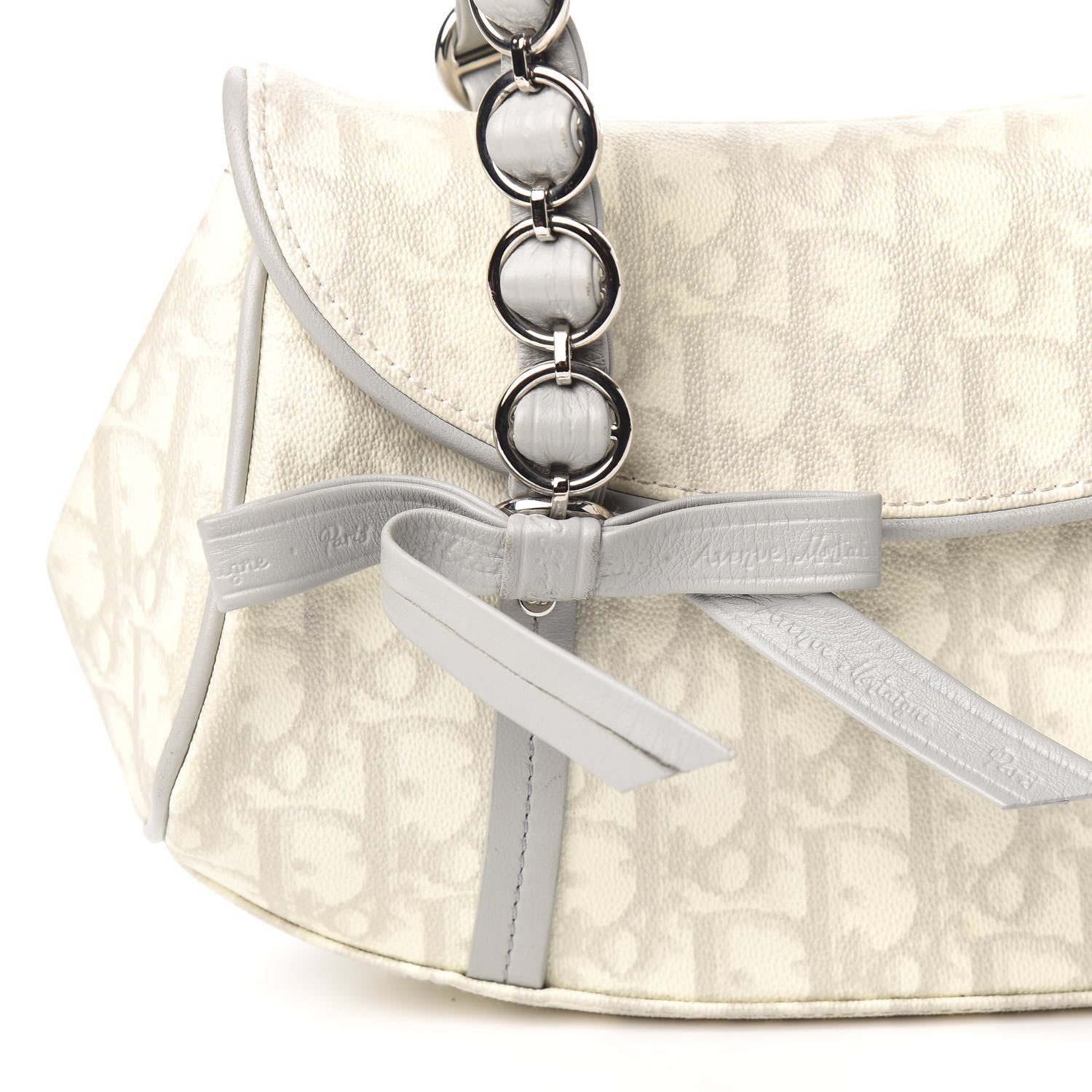 Christian Dior Monogram Romantique Trotter Bag Grey 11 of 11