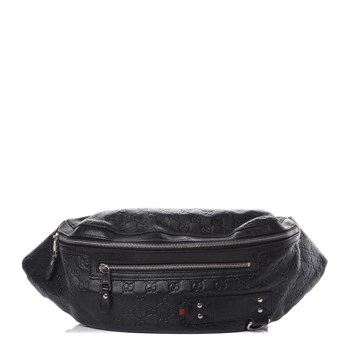 Guccissima Web Belt Bag Black