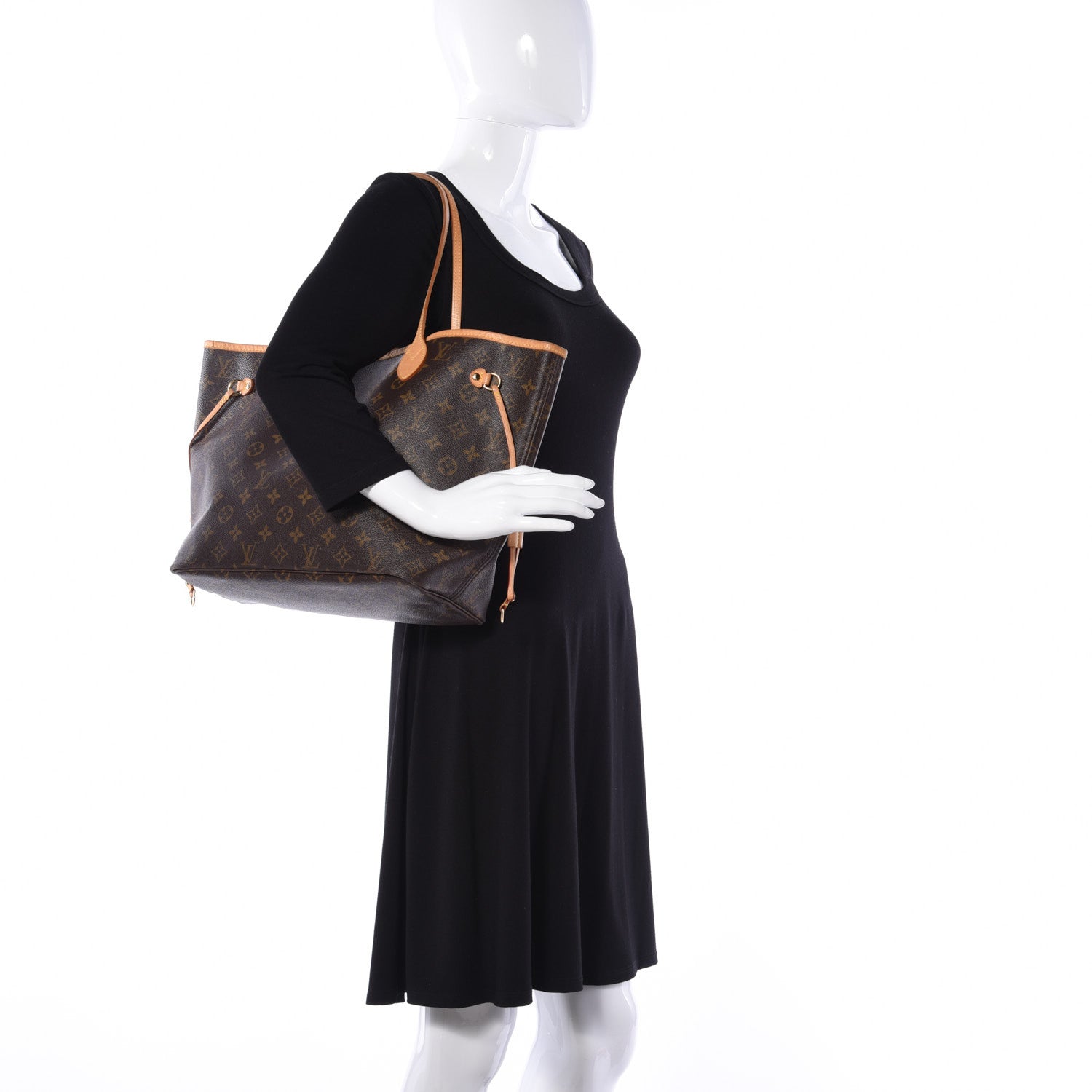 Louis Vuitton Monogram Neverfull MM 2 of 11