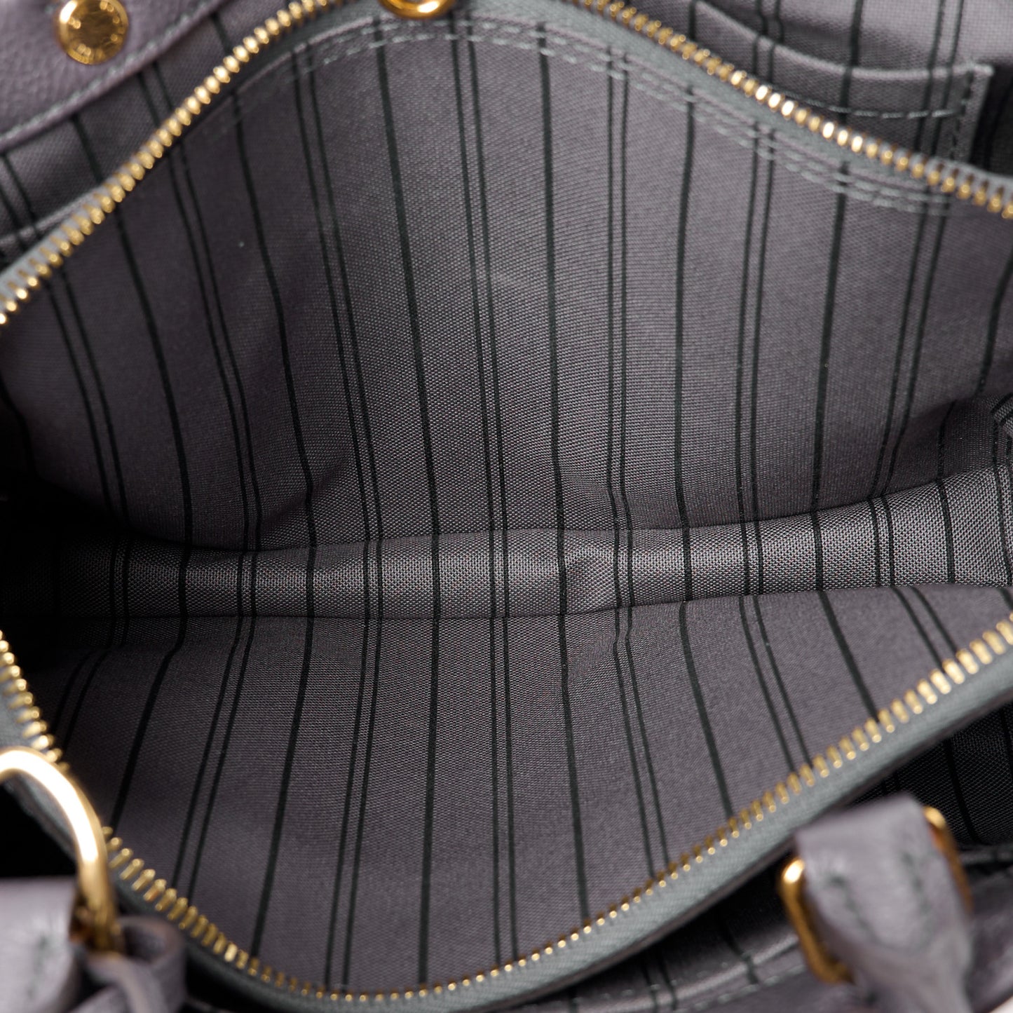 LOUIS VUITTON Empreinte Studded Montaigne BB Gris Silver