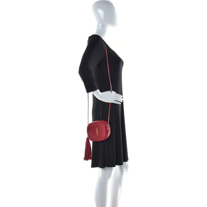 Saint Laurent Nappa Monogram Blogger Bag New Red 2 of 13